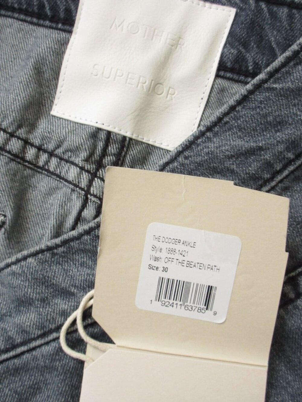 NWT Mother The Dodger Ankle in Off The Beaten Path Wide Leg Rigid Jeans 30 - Picture 7 of 14